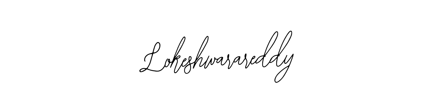 How to make Lokeshwarareddy signature? Bearetta-2O07w is a professional autograph style. Create handwritten signature for Lokeshwarareddy name. Lokeshwarareddy signature style 12 images and pictures png