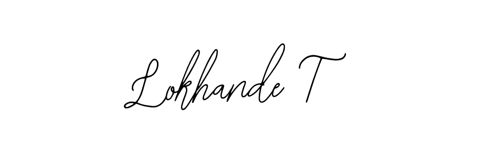 It looks lik you need a new signature style for name Lokhande T. Design unique handwritten (Bearetta-2O07w) signature with our free signature maker in just a few clicks. Lokhande T signature style 12 images and pictures png