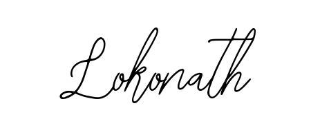 Enhance your business communications with Lokonath signature in Bearetta-2O07w lettering. Clean, modern, and universally compatible. Lokonath signature style 12 images and pictures png