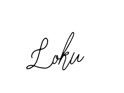 Make a beautiful signature design for name Loku. With this signature (Bearetta-2O07w) style, you can create a handwritten signature for free. Loku signature style 12 images and pictures png