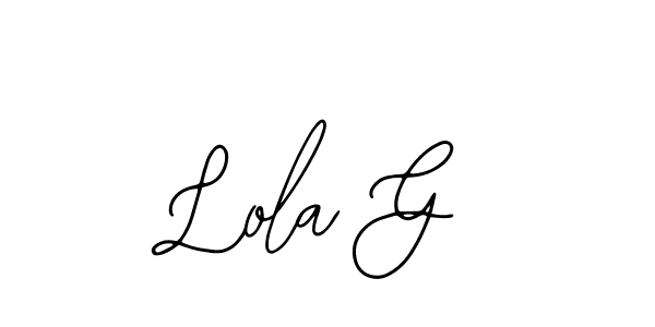 How to Draw Lola G signature style? Bearetta-2O07w is a latest design signature styles for name Lola G. Lola G signature style 12 images and pictures png