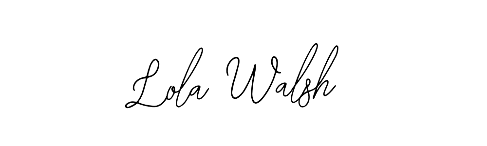 Make a short Lola Walsh signature style. Manage your documents anywhere anytime using Bearetta-2O07w. Create and add eSignatures, submit forms, share and send files easily. Lola Walsh signature style 12 images and pictures png