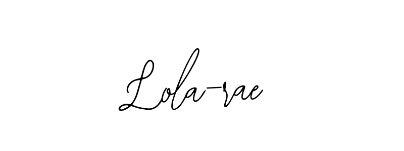 Lola-rae stylish signature style. Best Handwritten Sign (Bearetta-2O07w) for my name. Handwritten Signature Collection Ideas for my name Lola-rae. Lola-rae signature style 12 images and pictures png