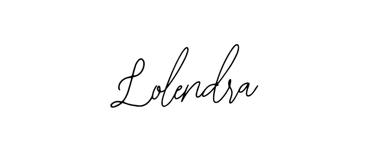 Make a short Lolendra signature style. Manage your documents anywhere anytime using Bearetta-2O07w. Create and add eSignatures, submit forms, share and send files easily. Lolendra signature style 12 images and pictures png