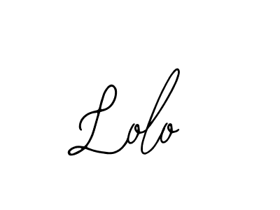 How to make Lolo name signature. Use Bearetta-2O07w style for creating short signs online. This is the latest handwritten sign. Lolo signature style 12 images and pictures png