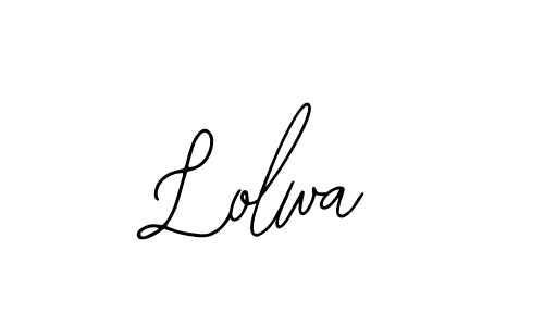 The best way (Bearetta-2O07w) to make a short signature is to pick only two or three words in your name. The name Lolwa include a total of six letters. For converting this name. Lolwa signature style 12 images and pictures png