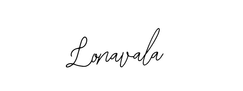 How to make Lonavala name signature. Use Bearetta-2O07w style for creating short signs online. This is the latest handwritten sign. Lonavala signature style 12 images and pictures png