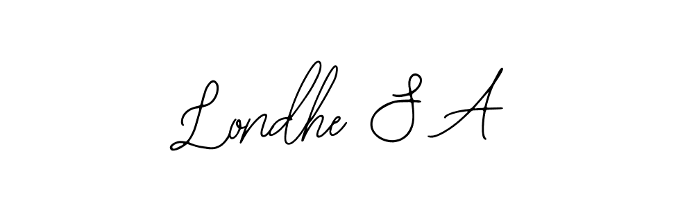 Make a short Londhe S A signature style. Manage your documents anywhere anytime using Bearetta-2O07w. Create and add eSignatures, submit forms, share and send files easily. Londhe S A signature style 12 images and pictures png