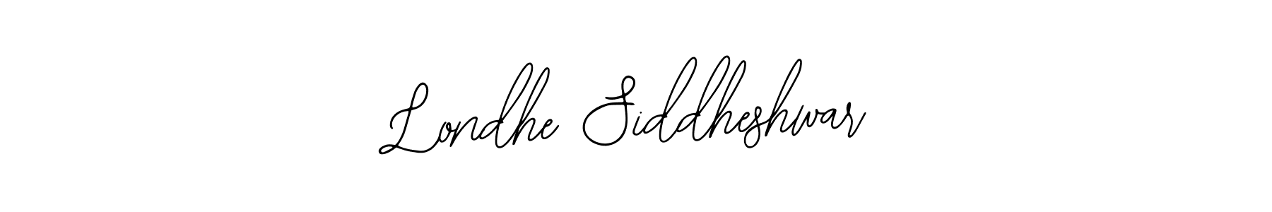 Also we have Londhe Siddheshwar name is the best signature style. Create professional handwritten signature collection using Bearetta-2O07w autograph style. Londhe Siddheshwar signature style 12 images and pictures png