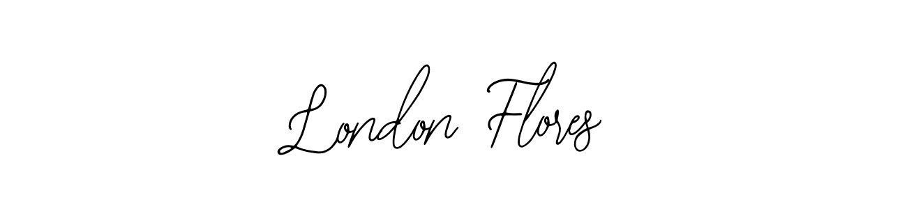London Flores stylish signature style. Best Handwritten Sign (Bearetta-2O07w) for my name. Handwritten Signature Collection Ideas for my name London Flores. London Flores signature style 12 images and pictures png