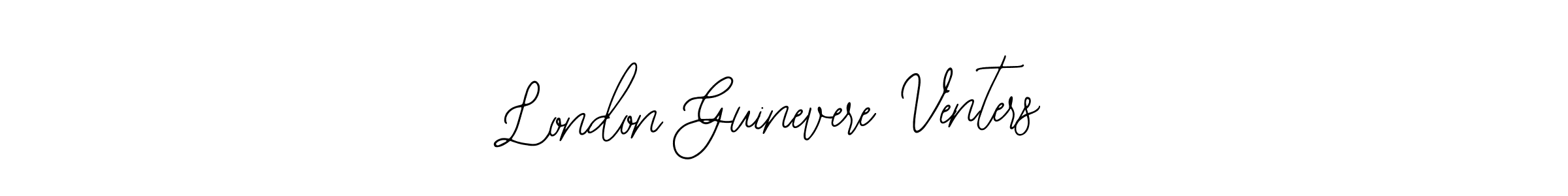 Use a signature maker to create a handwritten signature online. With this signature software, you can design (Bearetta-2O07w) your own signature for name London Guinevere Venters. London Guinevere Venters signature style 12 images and pictures png