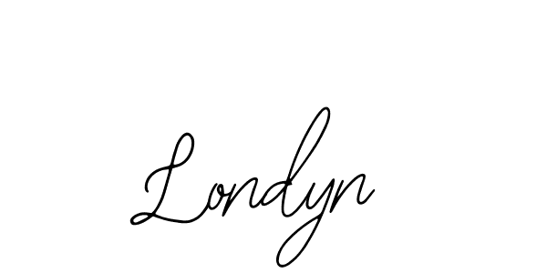 You should practise on your own different ways (Bearetta-2O07w) to write your name (Londyn) in signature. don't let someone else do it for you. Londyn signature style 12 images and pictures png