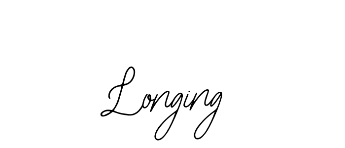 See photos of Longing official signature by Spectra . Check more albums & portfolios. Read reviews & check more about Bearetta-2O07w font. Longing signature style 12 images and pictures png