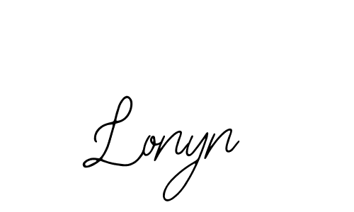 if you are searching for the best signature style for your name Lonyn. so please give up your signature search. here we have designed multiple signature styles  using Bearetta-2O07w. Lonyn signature style 12 images and pictures png