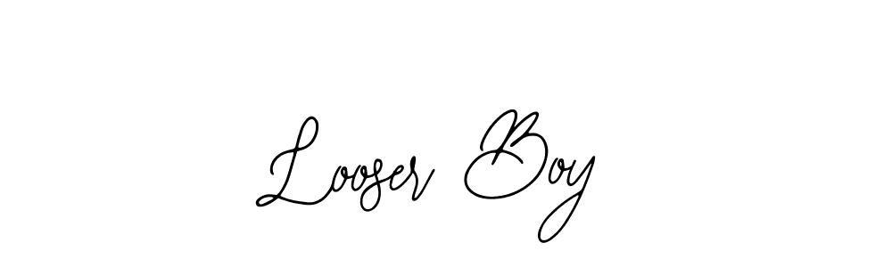 Similarly Bearetta-2O07w is the best handwritten signature design. Signature creator online .You can use it as an online autograph creator for name Looser Boy. Looser Boy signature style 12 images and pictures png