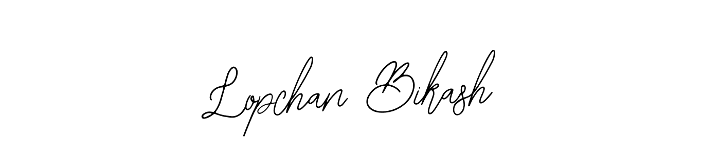 Lopchan Bikash stylish signature style. Best Handwritten Sign (Bearetta-2O07w) for my name. Handwritten Signature Collection Ideas for my name Lopchan Bikash. Lopchan Bikash signature style 12 images and pictures png