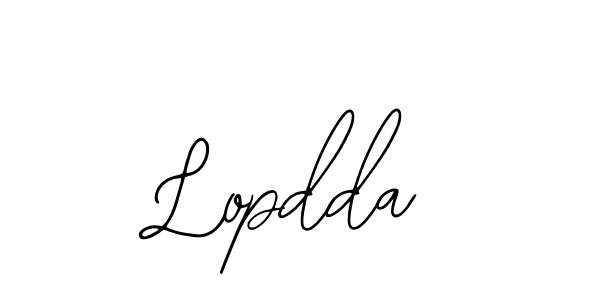 Similarly Bearetta-2O07w is the best handwritten signature design. Signature creator online .You can use it as an online autograph creator for name Lopdda. Lopdda signature style 12 images and pictures png