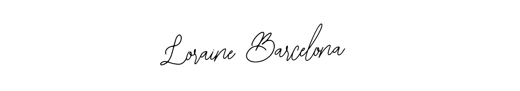 Also we have Loraine Barcelona name is the best signature style. Create professional handwritten signature collection using Bearetta-2O07w autograph style. Loraine Barcelona signature style 12 images and pictures png