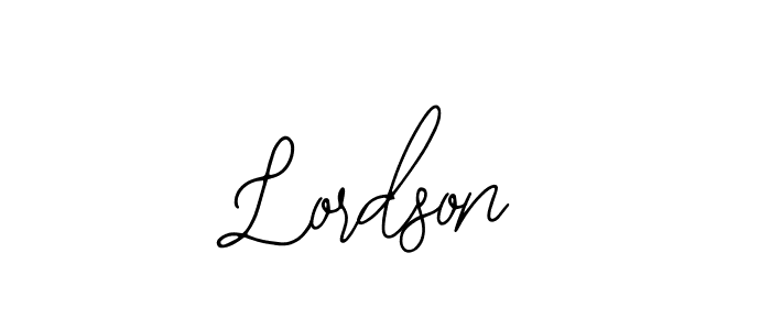 Similarly Bearetta-2O07w is the best handwritten signature design. Signature creator online .You can use it as an online autograph creator for name Lordson. Lordson signature style 12 images and pictures png