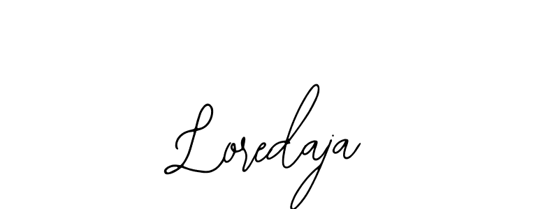 You should practise on your own different ways (Bearetta-2O07w) to write your name (Loredaja) in signature. don't let someone else do it for you. Loredaja signature style 12 images and pictures png