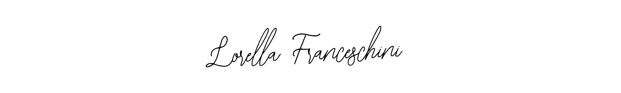 You should practise on your own different ways (Bearetta-2O07w) to write your name (Lorella Franceschini) in signature. don't let someone else do it for you. Lorella Franceschini signature style 12 images and pictures png