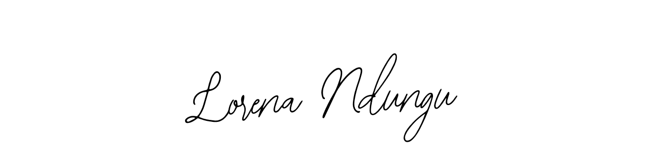It looks lik you need a new signature style for name Lorena Ndungu. Design unique handwritten (Bearetta-2O07w) signature with our free signature maker in just a few clicks. Lorena Ndungu signature style 12 images and pictures png