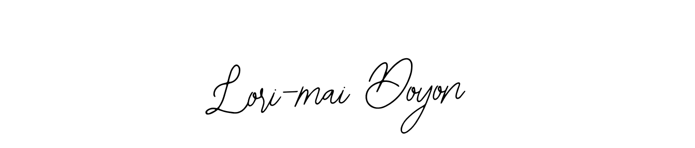 Make a beautiful signature design for name Lori-mai Doyon. Use this online signature maker to create a handwritten signature for free. Lori-mai Doyon signature style 12 images and pictures png