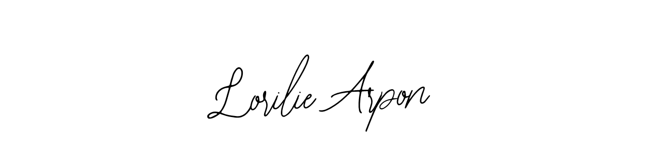 See photos of Lorilie Arpon official signature by Spectra . Check more albums & portfolios. Read reviews & check more about Bearetta-2O07w font. Lorilie Arpon signature style 12 images and pictures png