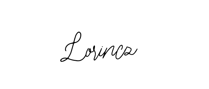 Similarly Bearetta-2O07w is the best handwritten signature design. Signature creator online .You can use it as an online autograph creator for name Lorincz. Lorincz signature style 12 images and pictures png