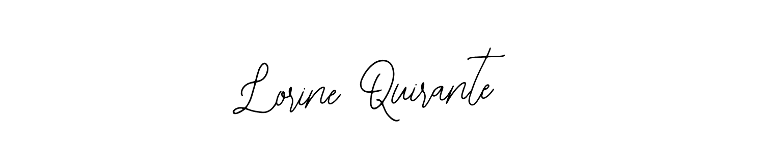 How to make Lorine Quirante signature? Bearetta-2O07w is a professional autograph style. Create handwritten signature for Lorine Quirante name. Lorine Quirante signature style 12 images and pictures png
