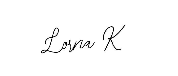 Also we have Lorna K name is the best signature style. Create professional handwritten signature collection using Bearetta-2O07w autograph style. Lorna K signature style 12 images and pictures png