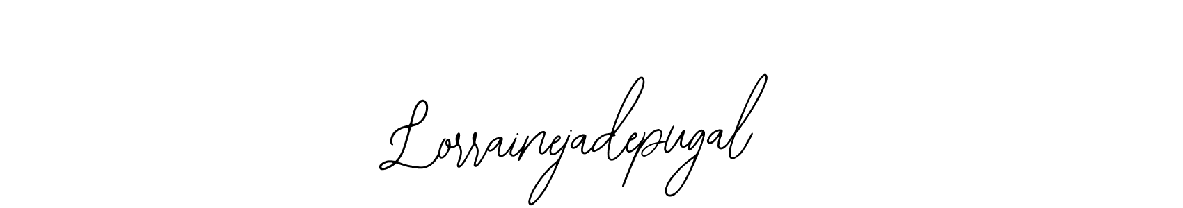 Also we have Lorrainejadepugal name is the best signature style. Create professional handwritten signature collection using Bearetta-2O07w autograph style. Lorrainejadepugal signature style 12 images and pictures png