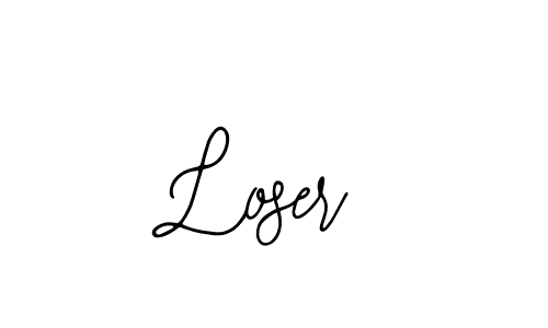 The best way (Bearetta-2O07w) to make a short signature is to pick only two or three words in your name. The name Loser include a total of six letters. For converting this name. Loser signature style 12 images and pictures png