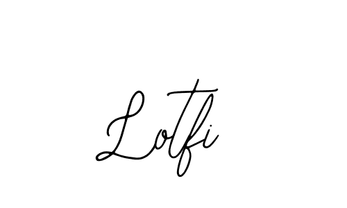 You should practise on your own different ways (Bearetta-2O07w) to write your name (Lotfi) in signature. don't let someone else do it for you. Lotfi signature style 12 images and pictures png