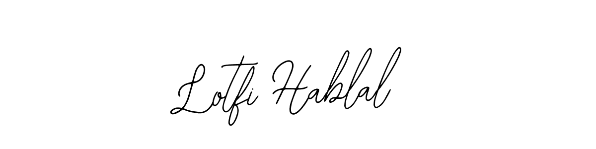 Design your own signature with our free online signature maker. With this signature software, you can create a handwritten (Bearetta-2O07w) signature for name Lotfi Hablal. Lotfi Hablal signature style 12 images and pictures png