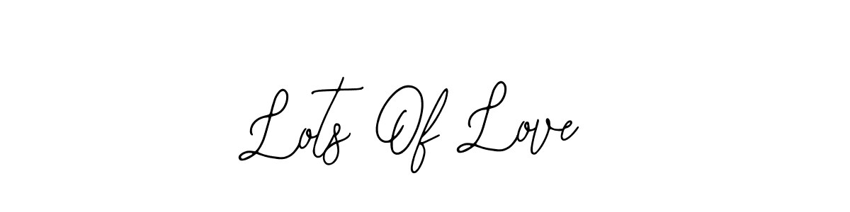 Make a beautiful signature design for name Lots Of Love. With this signature (Bearetta-2O07w) style, you can create a handwritten signature for free. Lots Of Love signature style 12 images and pictures png