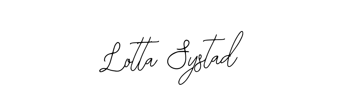 Use a signature maker to create a handwritten signature online. With this signature software, you can design (Bearetta-2O07w) your own signature for name Lotta Systad. Lotta Systad signature style 12 images and pictures png