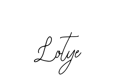 Also we have Lotye name is the best signature style. Create professional handwritten signature collection using Bearetta-2O07w autograph style. Lotye signature style 12 images and pictures png