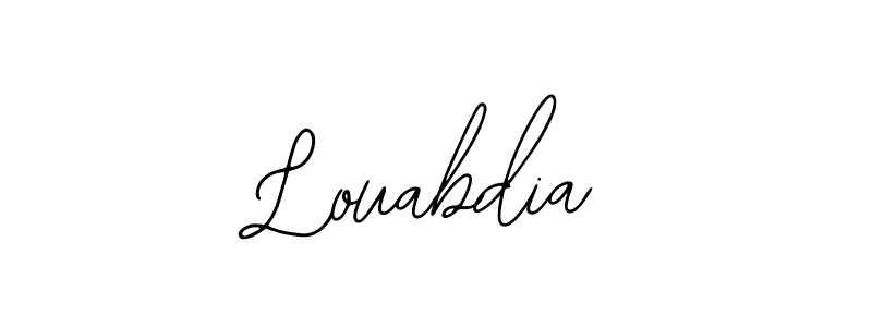 Once you've used our free online signature maker to create your best signature Bearetta-2O07w style, it's time to enjoy all of the benefits that Louabdia name signing documents. Louabdia signature style 12 images and pictures png
