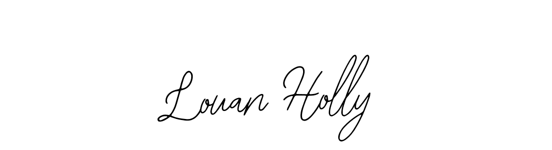 Once you've used our free online signature maker to create your best signature Bearetta-2O07w style, it's time to enjoy all of the benefits that Louan Holly name signing documents. Louan Holly signature style 12 images and pictures png