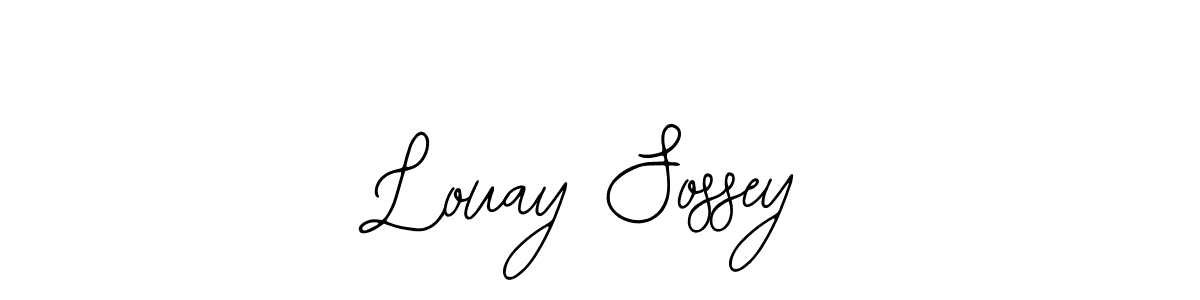 Make a beautiful signature design for name Louay Sossey. With this signature (Bearetta-2O07w) style, you can create a handwritten signature for free. Louay Sossey signature style 12 images and pictures png