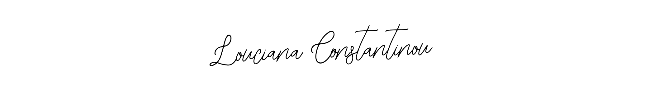 Bearetta-2O07w is a professional signature style that is perfect for those who want to add a touch of class to their signature. It is also a great choice for those who want to make their signature more unique. Get Louciana Constantinou name to fancy signature for free. Louciana Constantinou signature style 12 images and pictures png