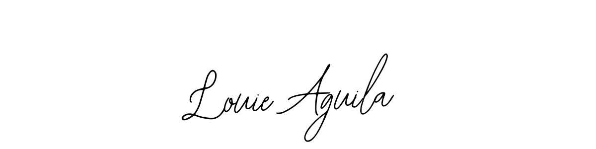 Create a beautiful signature design for name Louie Aguila. With this signature (Bearetta-2O07w) fonts, you can make a handwritten signature for free. Louie Aguila signature style 12 images and pictures png