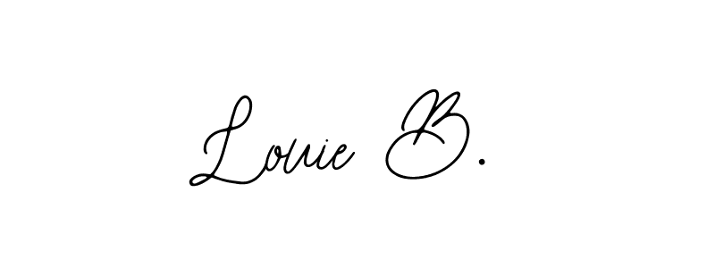 How to make Louie B. signature? Bearetta-2O07w is a professional autograph style. Create handwritten signature for Louie B. name. Louie B. signature style 12 images and pictures png