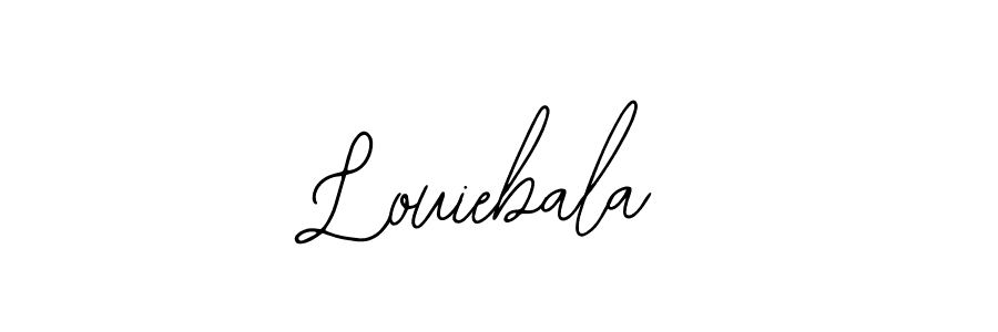 Design your own signature with our free online signature maker. With this signature software, you can create a handwritten (Bearetta-2O07w) signature for name Louiebala. Louiebala signature style 12 images and pictures png