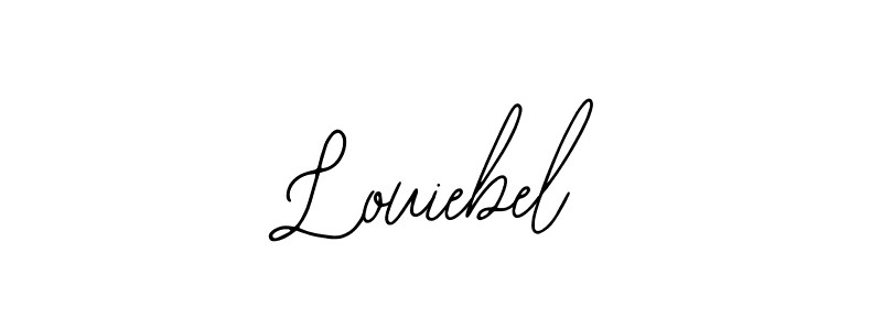 if you are searching for the best signature style for your name Louiebel. so please give up your signature search. here we have designed multiple signature styles  using Bearetta-2O07w. Louiebel signature style 12 images and pictures png