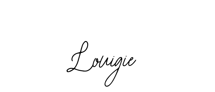 How to make Louigie signature? Bearetta-2O07w is a professional autograph style. Create handwritten signature for Louigie name. Louigie signature style 12 images and pictures png