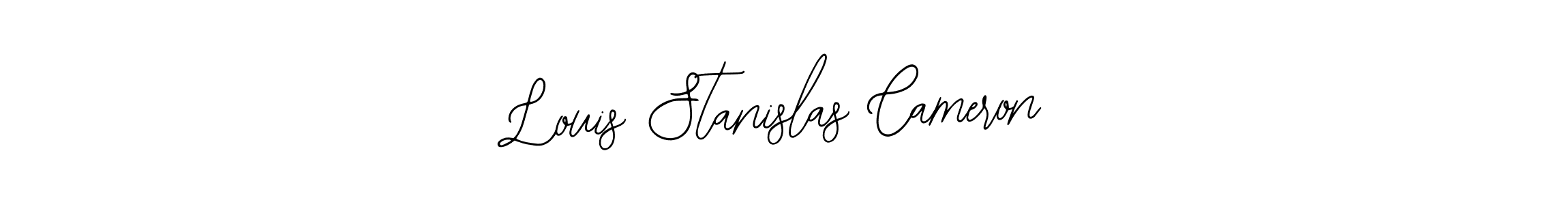 It looks lik you need a new signature style for name Louis Stanislas Cameron. Design unique handwritten (Bearetta-2O07w) signature with our free signature maker in just a few clicks. Louis Stanislas Cameron signature style 12 images and pictures png