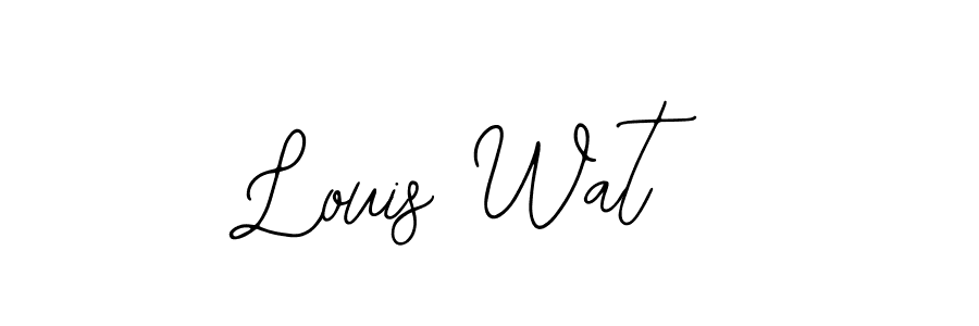Once you've used our free online signature maker to create your best signature Bearetta-2O07w style, it's time to enjoy all of the benefits that Louis Wat name signing documents. Louis Wat signature style 12 images and pictures png