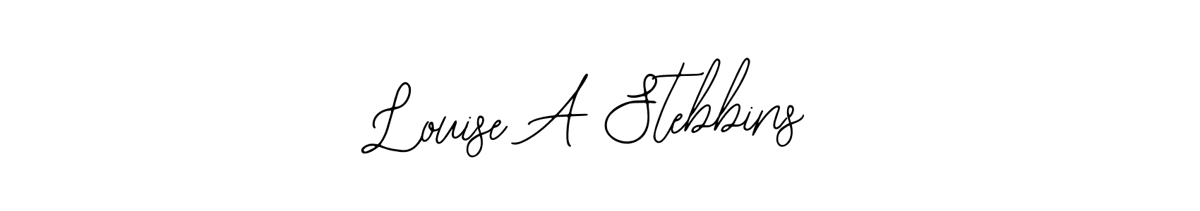 Make a beautiful signature design for name Louise A Stebbins. With this signature (Bearetta-2O07w) style, you can create a handwritten signature for free. Louise A Stebbins signature style 12 images and pictures png